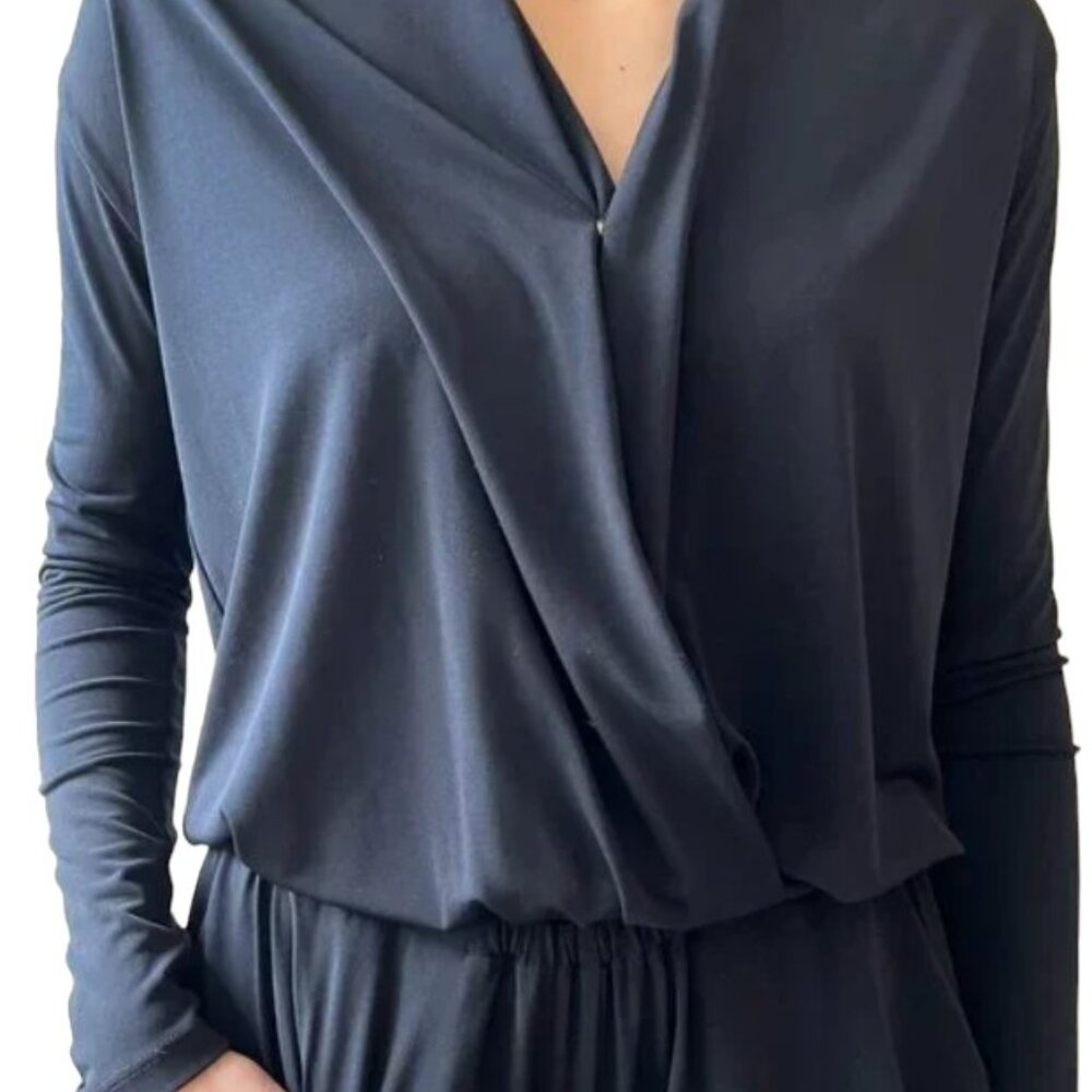 Michael Kors Long Sleeve Navy Jumpsuit. Size Medium.